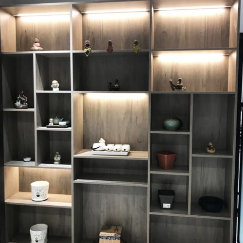 Alumínium profil LED szalagokhoz, fehér, süllyesztett, 2m, átlátszó borítással és Ecolight végsapkákkal