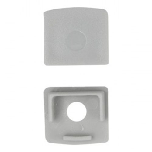 Felületre szerelhető alumínium profil LED-hez KARTON/GIPS kártyákhoz 1m Opal diffúzorral és Ecolight végzárókkal