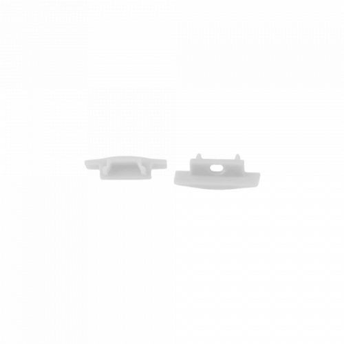 Süllyesztett LED alumínium profil fehér 1m átlátszó borítással LED szalagokhoz + végzárókkal P sorozat Ecolight