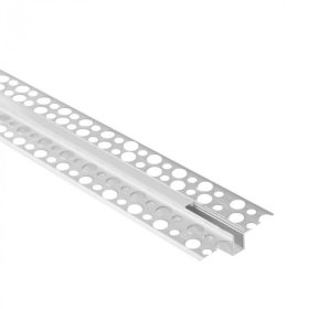   LED alumínium profil gipszkartonokhoz REGIPS süllyesztett, süllyesztett eloxált 2m tejszerű borítással LED szalagokhoz + végzárókkal GPW Ecolight sorozat