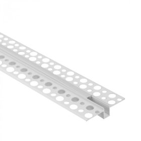   LED alumínium profil gipszkartonhoz REGIPS süllyesztett fehér 2m matt borítással LED szalagokhoz + végzárókkal GPW Ecolight sorozat