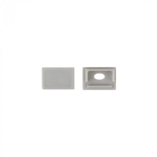 LED alumínium profil gipszkartonhoz REGIPS széles, süllyesztett eloxált 1m tejszerű borítással LED szalagokhoz + végzárók GPS Ecolight sorozat