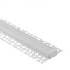 REGIPS alumínium LED profil gipszkartonhoz, széles, csempe alá helyezhető, fehér, 1m, tejfehér borítással, LED szalagokhoz + végzárókkal, GNS Ecolight sorozat