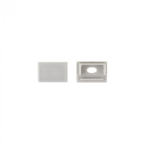 LED alumínium profil gipszkartonhoz REGIPS széles csempéhez való alátét fehér 1m átlátszó borítással LED szalagokhoz + végzárókkal GNS Ecolight sorozat