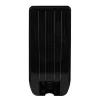 Napelemes ipari LED utcai lámpatest 150W 1800lm 4000K semleges fehér téglalap alakú fekete IP65 mozgás- és alkonyérzékelővel Ecolight