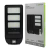 Napelemes ipari LED utcai lámpatest 150W 1800lm 4000K semleges fehér téglalap alakú fekete IP65 mozgás- és alkonyérzékelővel Ecolight