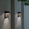 LED-es napelemes fali lámpa homlokzati lámpatest alkony érzékelővel 4000K IP64