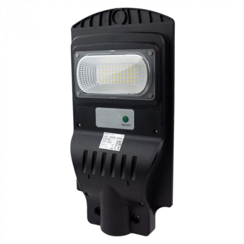 Napelemes LED utcai lámpa 30W 650lm 4000K Semleges IP65 Mozgás- és alkonyérzékelővel ECONOMY Ecolight