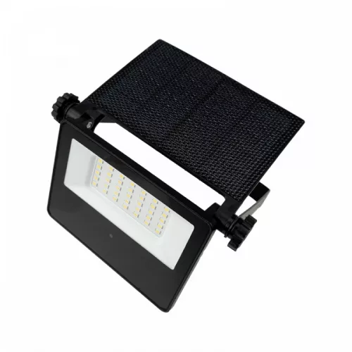 Ecolight LED napelemes reflektor 4W 400lm 4000K semleges fehér 2000mAh IP65 mozgás- és alkonyérzékelővel