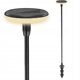   LED-es napelemes kerti lámpa szegecses állóoszlop 78cm 4000K IP64 alkony érzékelővel