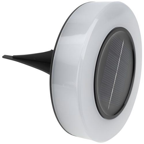 LED napelemes kerti földi lámpa 4000K IP44 alkonyérzékelő