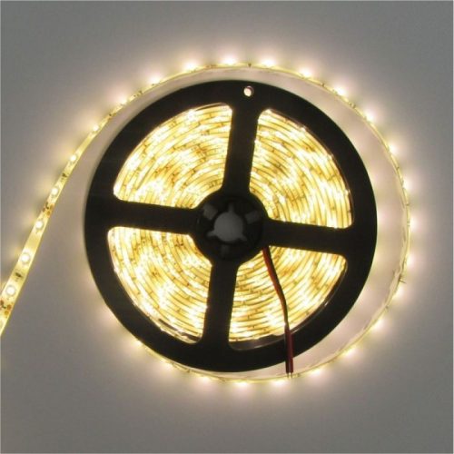 LED szalag SMD 2835 4.8W/m 300lm/m 60LED/m 12V 3000K Melegfényű IP63 Tekercs 5m Ecolight