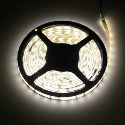 SMD LED szalag 2835 4.8W/m 300lm/m 60LED/m 12V 4000K semleges fehér IP63 5m tekercs Ecolight