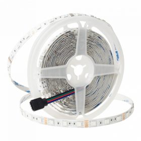   LED szalag SMD 5050 14.4W/m 60LED/m 12V Többszínű RGB IP63 5m Tekercs Ecolight