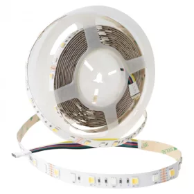   LED szalag SMD 5050 14.4W/m 60LED/m 12V 2700-6500K Többszínű RGB + változtatható CCT IP20 5m-es tekercs Ecolight