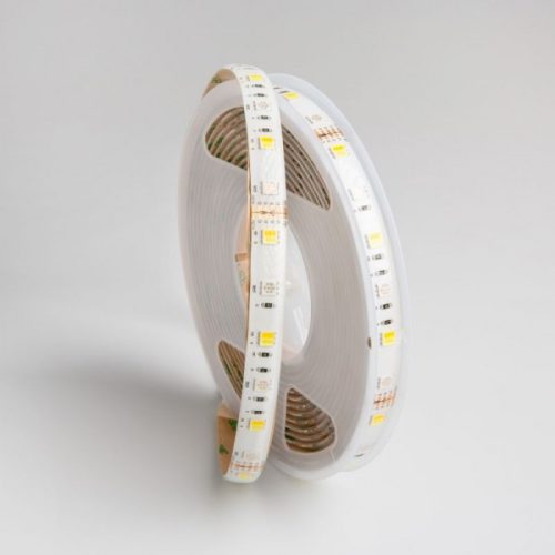 LED szalag SMD 5050 14.4W/m 60LED/m 12V 2700-6500K Többszínű RGB + változtatható CCT IP63 5m-es tekercs Ecolight