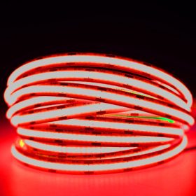 LED szalag 12V COB 45W 480LED 2835 Piros 8mm 5m ECOLIGHT