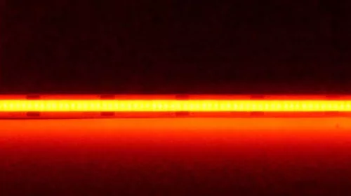 LED szalag 12V COB 45W 480LED 2835 Piros 8mm 5m ECOLIGHT
