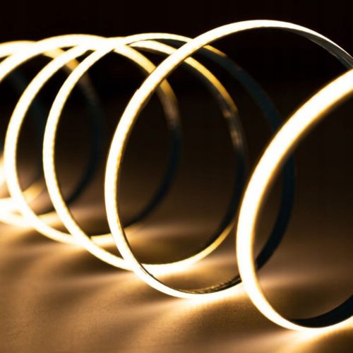 LED szalag COB 24V 45W 2400LED NEON Meleg 8mm 5m