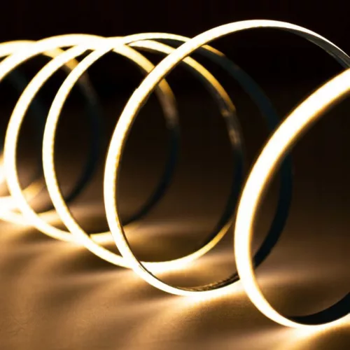 LED szalag COB 24V 45W 2400LED NEON Meleg 8mm 5m