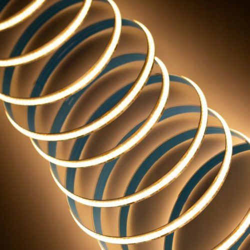 LED szalag COB 24V 45W 2400LED NEON Meleg 8mm 5m