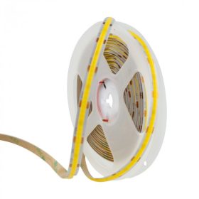   LED szalag COB 10W/m 900lm/m 320LED/m 12V 3000K Melegfényű IP20 Tekercs 5m Ecolight