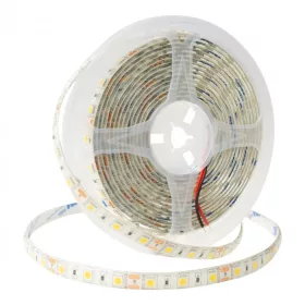   SMD LED szalag 2835 14.4W/m 800lm/m 60LED/m 12V 3000K meleg fehér IP63 5m tekercs Ecolight