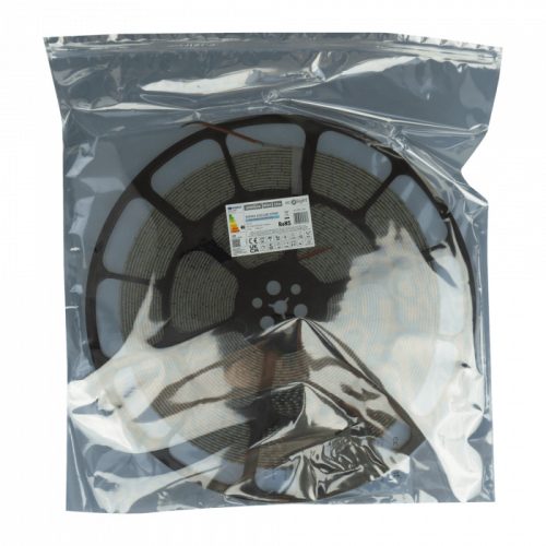 LED szalag SMD 2835 9.6W/m 600lm/m 120LED/m 12V 6500K Hideg IP63 Tekercs 25m Ecolight