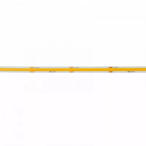 LED szalag COB 7W/m 630lm/m 320LED/m 24V 3000K Melegfényű IP20 5m-es tekercs + tápegység + Ecolight távirányító
