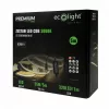 LED szalag COB 7W/m 630lm/m 320LED/m 24V 3000K Melegfényű IP20 5m-es tekercs + tápegység + Ecolight távirányító