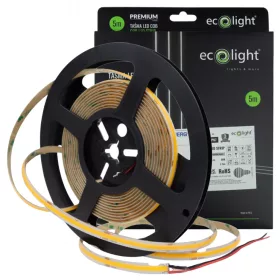   COB LED szalag 12W/m 1380lm/m 24V 4000K természetes fehér IP67 tekercs 5m Ecolight
