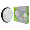 Kültéri felületre szerelhető LED csatornalámpa 15W 1350lm 4000K semleges fehér 120° kerek fekete IP65 Troton Ecolight