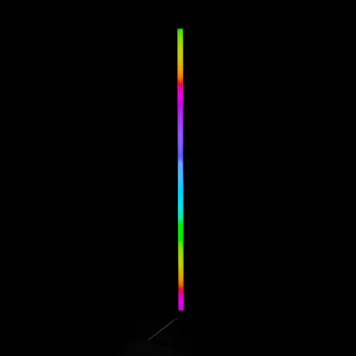 Álló zenei padlólámpa RGB TUYA távirányítóval 5V DC USB TUYA fekete Ecolight