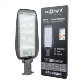   LED utcai lámpa 150W 19500lm 4000K Semleges IP65 130lm/W PREMIUM Ecolight