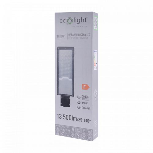 LED utcai lámpa 150W 13500lm 5000K Hidegfény IP65 ECONOMY Ecolight