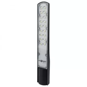   Ipari LED utcai lámpatest5000lm 5000K semleges fehér 130° fekete IP65 alkonyérzékelővel Premium Ecolight
