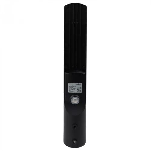 Ipari LED utcai lámpatest5000lm 5000K semleges fehér 130° fekete IP65 alkonyérzékelővel Premium Ecolight