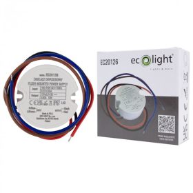   FI60 süllyesztett tápegység LED szalagokhoz 10W 12V 0.83A Hermetic IP67 Ecolight