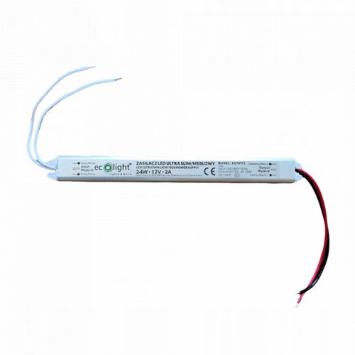 Moduláris tápegység LED szalagokhoz, állandó feszültségű Ultra SLIM 2A 24 W Ecolight