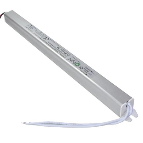 Tápegység LED szalagokhoz Ultra SLIM 3A 36W 12V DC ECOLIGHT bútor