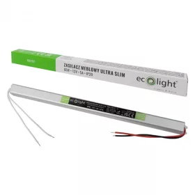 LED szalag tápegység Meblowy SLiM 60W 12V 5A Ecolight