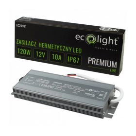 LED tápegység Hermetic IP67 120W 12V Premium Ecolight