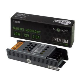 LED Slim Premium 30W 12V Ecolight moduláris tápegység