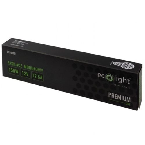 LED Slim Premium 150W 12V Ecolight moduláris tápegység