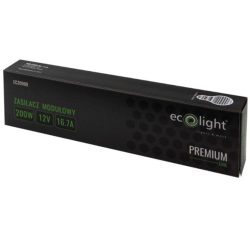 LED Slim Premium 200W 12V Ecolight moduláris tápegység