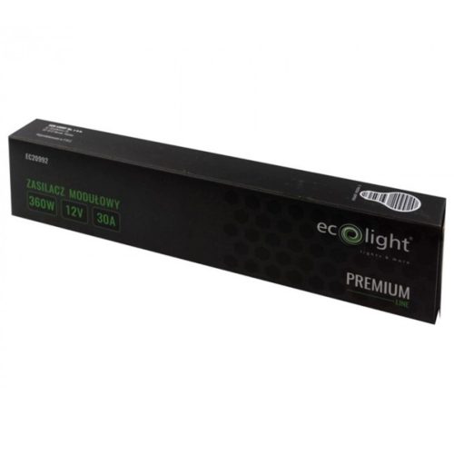 LED Slim Premium 360W 12V Ecolight moduláris tápegység
