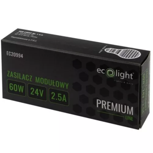 LED Slim Premium 30W 24V Ecolight moduláris tápegység