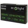 Tápegység LED DIN Rail Premium Line 12V 15W Ecolighthoz