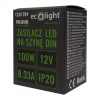 DIN sínre szerelhető tápegység LED szalagokhoz 100W 12V 8.33A IP20 PREMIUM Ecolight