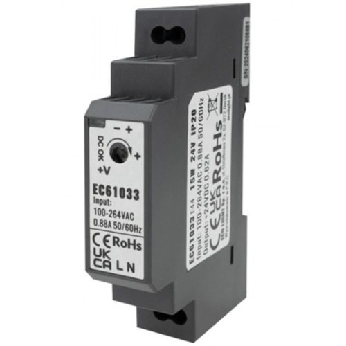 Tápegység LED DIN Rail Premium Line 15W 24V Ecolighthoz